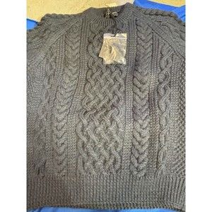 Filson Heavy Cableknit Sweater in Charcoal - XXL